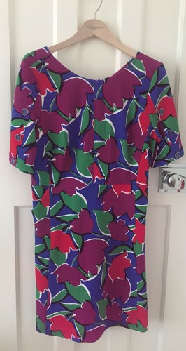 Robe multicolore demi manches - robe,