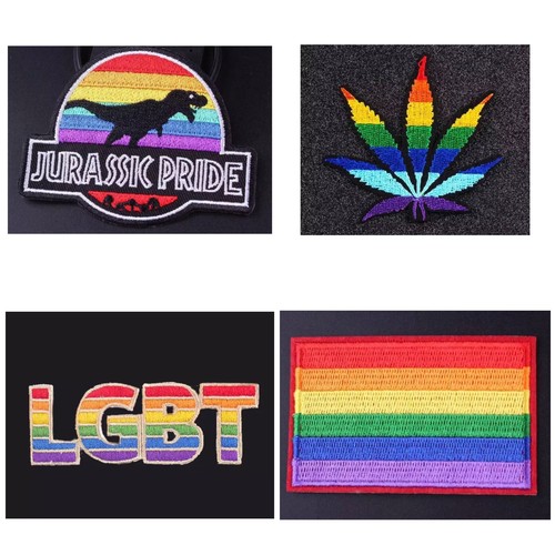 Gay pride iron patch - pride, patch,
