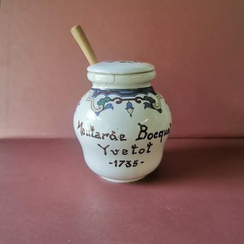 Ancien moutardier pot - , à