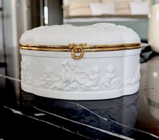 Vintage Porcelain Jewelry Box