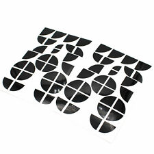 Emblème coins noir foncé