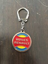 Ancien Porte Cle Huiles Renault Special Sport Vintage