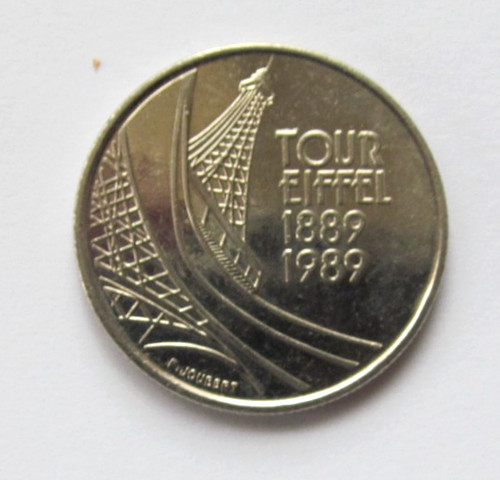 Sup pièce francs 1989 - 1989, tour