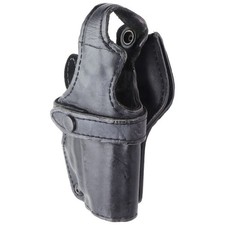 Équitable Safariland Gauche Main Cuir Pistolet Étui - Noir / Sig (070-74) 302/8