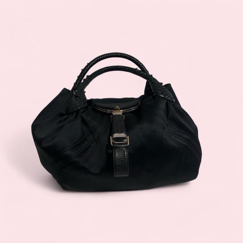 Fendi black satin - fendi, and