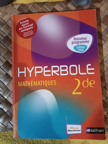 Livre mathématiques hyperbole - livre,