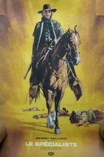 Johnny Hallyday poster affiche officiel Le Spécialiste 40cm X 60cm