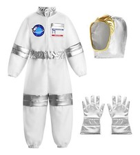 Déguisement Astronaute Enfant avec Astronaute Casque et Astronaute Gants pour...
