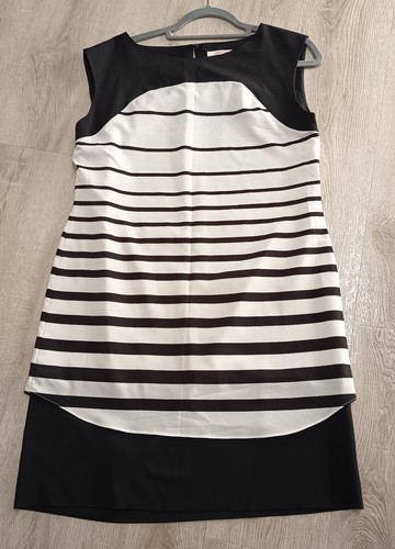 Robe camaïeu noir et - robe,