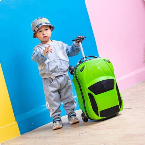 Valise enfant forme voiture - enfant,