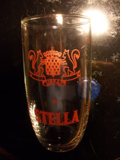 Rare verre à bière STELLA baril 1960 brasserie La Semeuse Hellemmes écureuil !