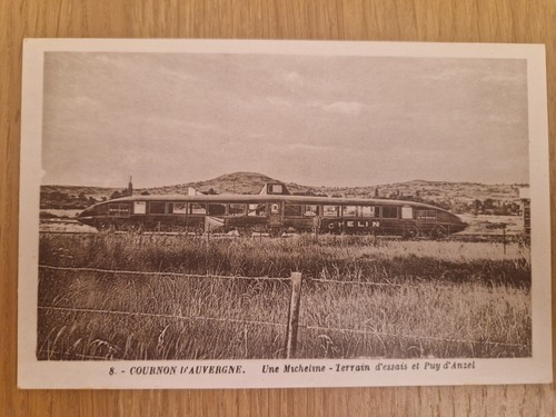 Poscard micheline terrain - micheline,