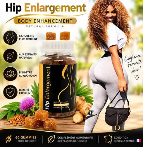 Hip butt enhancing gummies - butt,