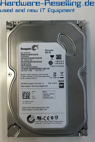 Dell 500 7200 min 5 - 7200, tr/min