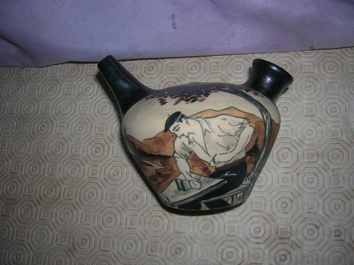 Cruche porron gres basque - gres,