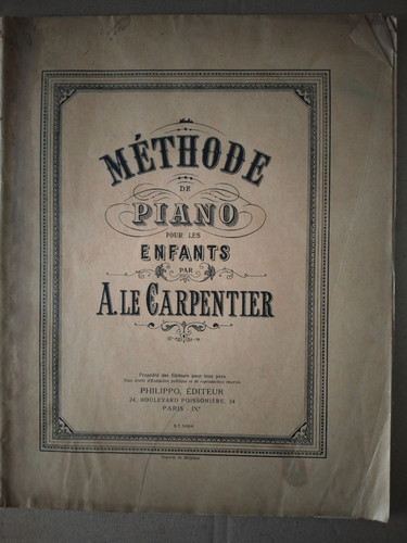 Partition ancienne piano - ancienne,