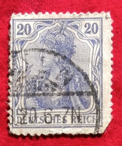 Timbre rare 1908 german - german, reich