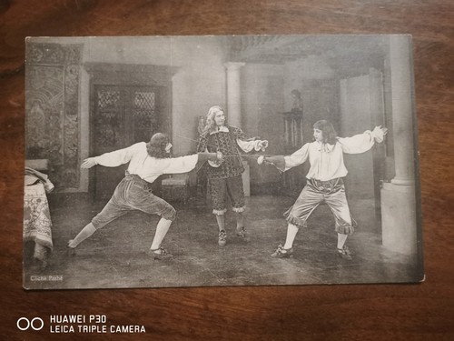 Photo carte escrime combat - photo,