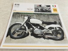 Carte moto Rumi 125 sport 1953