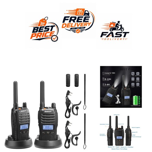 Talkie walkie pmr446 baofeng - pmr446,
