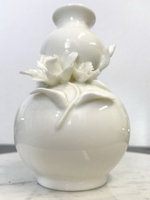 Vase Double Gourde En Porcelaine Blanc De Chine