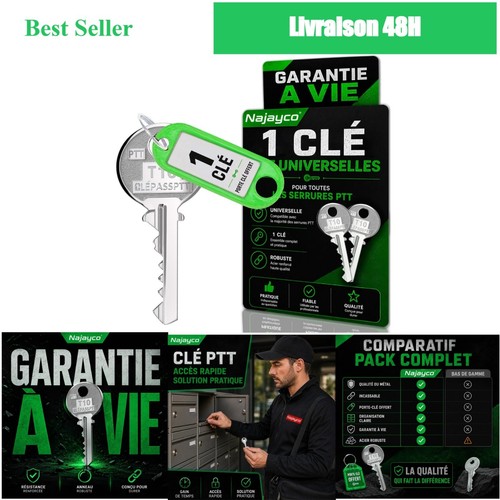 Clé pass ptt t10 pour - pass,