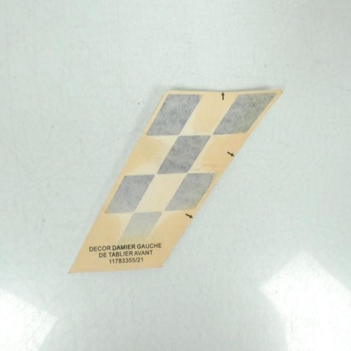 Autocollant damier tablier - , avg