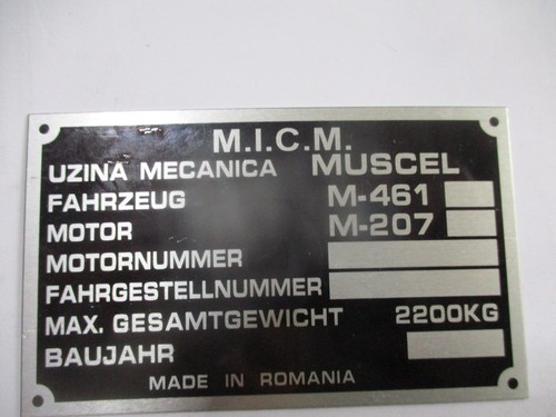 Plaque bouclier s87 aro - bouclier,