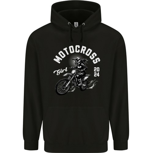 Hoodie motocross fille motox - hoodie,