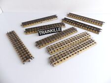 3600 / MARKLIN 8 RAILS DROITS EN METAL AVEC RAIL CENTRAL