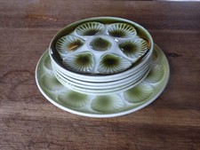 Lot de 6 Assiettes À Huîtres
