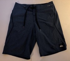 Mens Quiksilver High-Line Board Shorts, Blue - Size 28