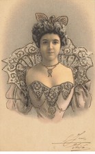 FEMME #22353 COURONNE ROBE DE SOIREE DENTELLE DORURE PRINCESSE