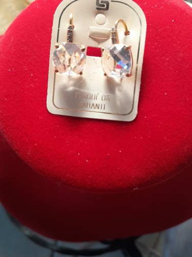 Boucles oreilles plaque or - boucles, d'oreilles