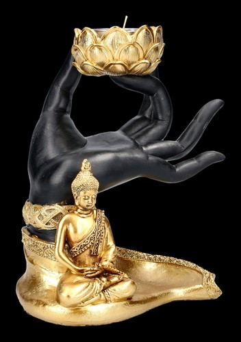 Porte bougies bouddha figure - porte-bougies,