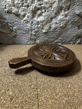 Dessous de plat en bois sculpté Queyras- Artisanal -art Populaire