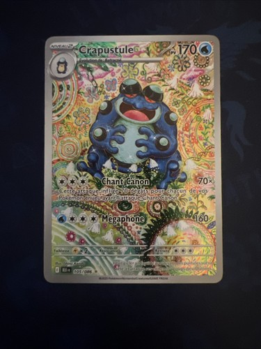 Carte pokémon crapustule - carte,