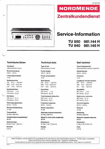 Service manuel instructions - service,