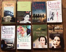 Lot de 8 livres  Danielle STEEL  format poche
