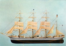 BATEAU MER MUSEE MARINE MARSEILLE QUATRE MATS BARQUE VOILIER "MISTRAL"