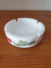 Cendrier vintage Peter Stuyvesant en Arcopal blanc 3,5x10,5 cm