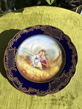 Assiette Style de Sèvres ,peint à la main,France