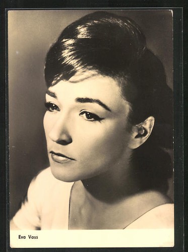 Carte postale actrice eva vass - actrice,
