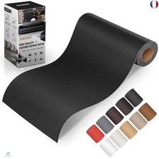Patch de Réparation en Cuir, 10 x 200cm Reparation autocollant cuir, Patch Cuir 