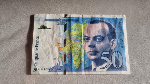 Billet francs saint - billet, exupery