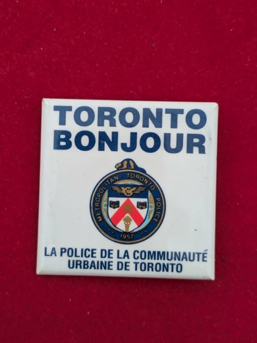 Insigne police urbaine toronto - police,