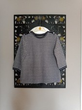 Pull Femme, Bréal, Marine/Blanc, Taille 38