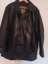 Veste  noire cuir Redskins T