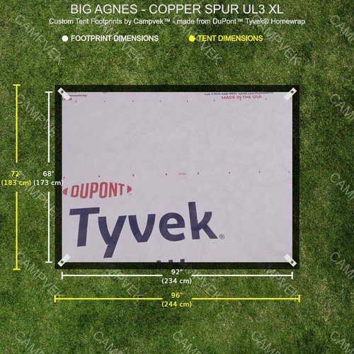 Tyvek footprint for - tyvek,
