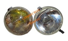 paire de PHARES auto anciens CIBIE E2 154 verre 15,50cm auto pour 2cv Citroen